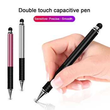2 v 1 Vodivé Kreslenie Telefón, Tablet Kapacitný Displej, Dual Touch dotykové Pero s Pen