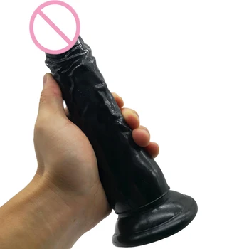 20.5*3.8 cm Realistický Penis Super Obrovský Big Dildo Análny plug Flexibilné S Prísavkou Umelý Penis Žena Masturbator sexuálnu Hračku,