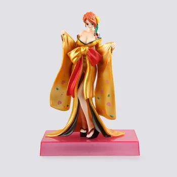 20 cm Jeden Kus Nami Sexy Dievča Kabuki Kimono Ver. Dospelých Anime Obrázok PVC Akcie Obrázok Hračky Model Kolekcie Bábika Darček