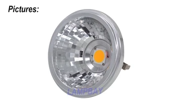 (20 Ks) doprava Zadarmo LED AR111 lampa KLASU 7W 12V G53 s reflektor 120 stupňov nahradiť do 50W halogen žiarovka QR111 ES111 5786