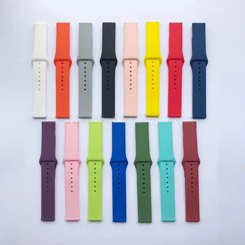 20 mm Mäkký Silikónový pre Xiao Haylou LS02 Smart hodinky Šport náramok pre Amazfit His Lite S U GTS 2 Zápästie Correa Pásu