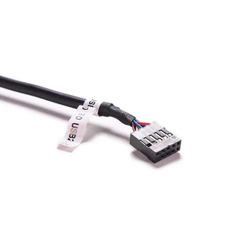 20 Pin USB 3.0 Bývanie Samec na USB 2.0 9 Pin Doske Žena Adaptér, Dátový Kábel Pripojte Doske PC Prípade Port Konvertor