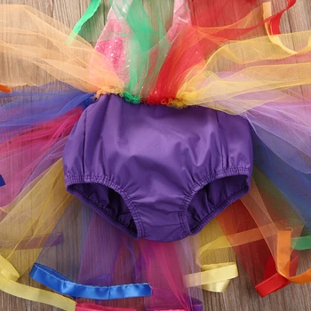 2017 Nové Multi-farebné Letné Baby Dievčatá plavky s uväzovaním za Tutu Šaty Deti Flitrami Backless Čipky Kvetinový Princezná Šaty 0-3T