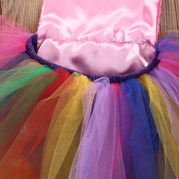 2017 Nové Multi-farebné Letné Baby Dievčatá plavky s uväzovaním za Tutu Šaty Deti Flitrami Backless Čipky Kvetinový Princezná Šaty 0-3T
