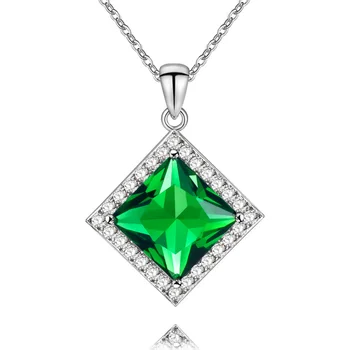 2018 Nové Módne Zelená, Tmavo Modrá Geometrické Crystal Cubic Zirconia Zásnubné Prstene pre Ženy Šperky 31023