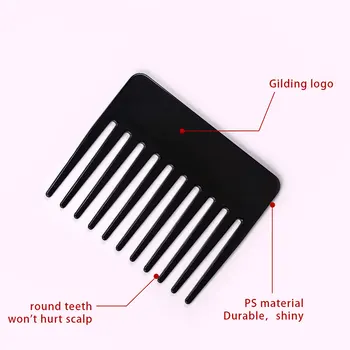 2019 5 ks Hairbrush Nastaviť Pádlo Detangling Kefa Široký Zub Anti-statické Masáž Špirála