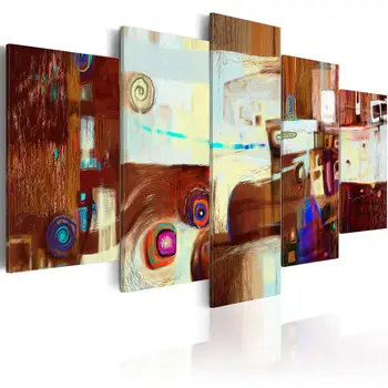 2019 HD Plátno Tlačiť Moderné Módne Stenu Umenie Abstraktné Strom Farby pre Domáce Dekorácie Vyberte si Farbu:4 & Veľkosť:3(Bez Rámu)