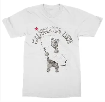 2019 Nové pánske Kalifornia 'Láska' T-Shirt USA Spojené Štáty Americké Patriot Kapitálu Národnej Tee Tričko