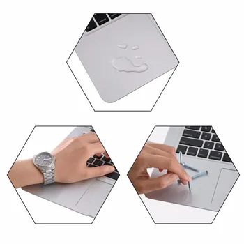 2019 Nové Úplné Stráže zápästie pad Zvyšok kryt kože Pre Apple MacBook Dotykový panel 13 15 (model : A1706/A1989/A1708/A1707/A1990)-Strieborná