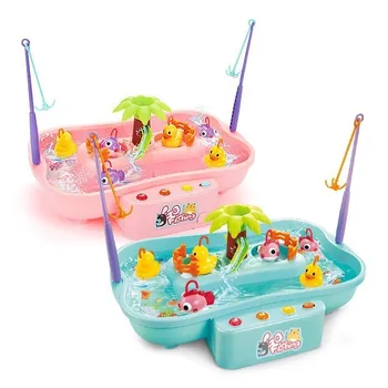 2019 Nový 21 KS / VEĽA Detí, Chlapec, dievča, rybolov hračka nastaviť vyhovovali magnetické hrať vodné hračky pre deti ryby námestie hot darček pre deti