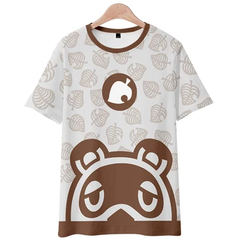2020 Animal Crossing Nové Obzory T-shirt Tom Kút Cosplay Letné Beach Muži Ženy Krátky Rukáv Topy T-shirt Strany Kostým 7070