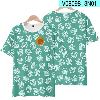 2020 Animal Crossing Nové Obzory T-shirt Tom Kút Cosplay Letné Beach Muži Ženy Krátky Rukáv Topy T-shirt Strany Kostým