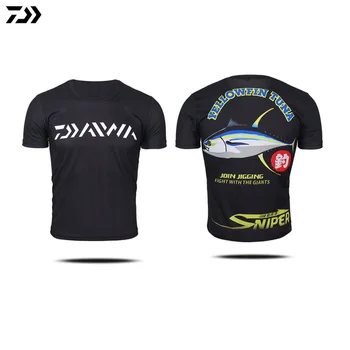 2020 DAIWA Letné Oblečenie, Rybárske Rýchle Sušenie Priedušná Rybárske Oblečenie Anti-UV Ochrana proti Slnku Krátky Rukáv Rybárske Oblečenie