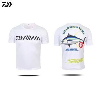 2020 DAIWA Letné Oblečenie, Rybárske Rýchle Sušenie Priedušná Rybárske Oblečenie Anti-UV Ochrana proti Slnku Krátky Rukáv Rybárske Oblečenie