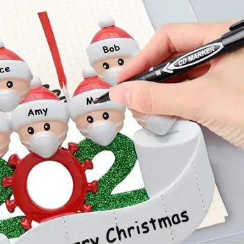 2020 DIY Karantény Vianočné Dekorácie Santa Claus Karantény Osobné Visí Prívesky, Ozdoby na Vianočný Stromček a Ozdoby 5413