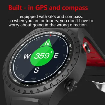 2020 GPS hodinky mužov vonkajšie smart hodinky srdcového tepu hovor pripomienka odmietnutie remote camera nositeľné zariadenia hodinky pre šport 50182