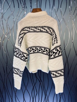 2020 jeseň a v zime novej dámskej módy vysoká krku sveter s dlhým rukávom 1214