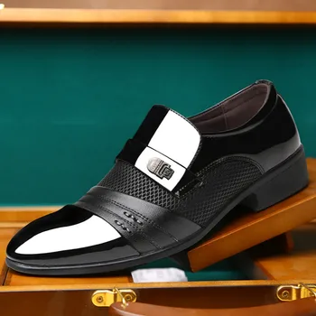 2020 Mužskej Kože svadobné hnedé Topánky muži 45 Business Šaty Mládež 46 Anglicko 47 Trend zapatos hombre de formálne talianskej módy