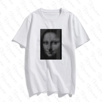 2020 Módne Vtipné tričko Ženy Mona Lisa Fragment Umenie Vlastné Bavlny O Neck T Shirt Plus Veľkosť Krátky Rukáv Značky Žena T Tričko 1634