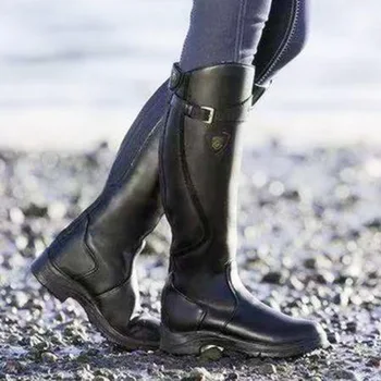 2020 Módne Ženy Topánky Zimné Nad Kolená Podpätky Kvalitné Semiš Dlho Pohodlie Námestie Botines Mujer Stehná Vysoké Boot Botas Mujer