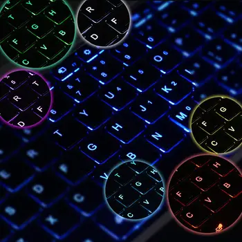 2020 Nového pripojenia k Bezdrôtovej Bluetooth Klávesnice Magnetické Energeticky úsporné USB Keyboard With 7 Farieb LED Podsvietenie Pre Povrchovú Ísť
