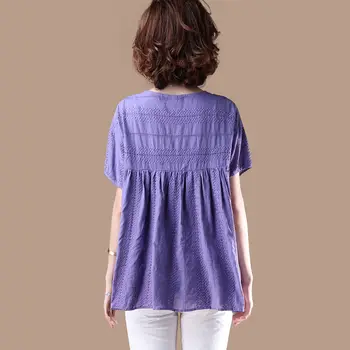 2020 Nový štýl ženy príležitostné o-krku letné blúzky voľné dámske oblečenie, módne Tričko Ženy Blusa