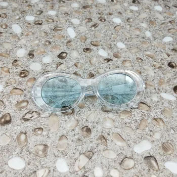 2020 V Pohode Jedinečný Oslniť Častíc Objektív Oválne Style Slnečné Okuliare Ženy Muži Strany Značky Sesign Slnečné Okuliare Oculos De Sol