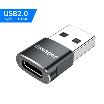 2021 NOVÝ USB napájací Adaptér Typ C, USB 3.0 Adapter 3 Typ-C Adaptér OTG Kábel Pre Macbook Samsung S20 USBC OTG Konektor