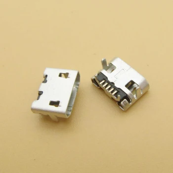20pcs/veľa mini Micro USB nabíjací port jack konektor zásuvka dock konektor napájania Pre Blackberry 8520 pre Lenovo IdeaTab A2109 U018 6050