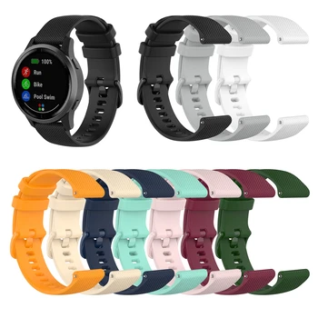 22 mm Zápästie Watchband pre Garmin Vivoactive 4 Smart Hodinky Rýchle Uvoľnenie Hodinky Remienok Malé Koberčeky Band Náramok