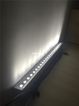 24x10w RGBW quad 4in1 DMX led wall washer bar svetlo 24pcs led wallwasher vonkajšie svetlo