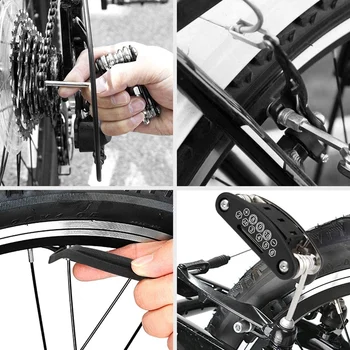 27 Ks Bicykli Tool Kit, Punkcia Opravu Auta, na Bicykel Multi Nástroj, Horských Bicyklov, Príslušenstva, 16 v 1 Bicykli Multifunkčný Nástroj