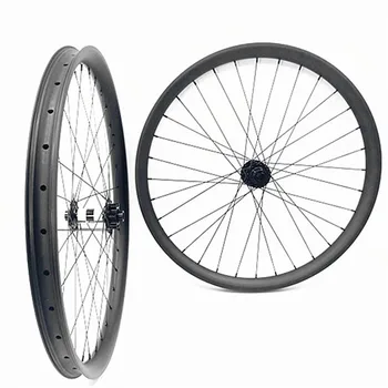 29er karbónový mtb kolesá 36 mm predné a zadné koleso sets1750g 1420 hovoril uhlíka dvojkolesia Bezdušové bicykel