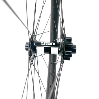 29er karbónový mtb kolesá 36 mm predné a zadné koleso sets1750g 1420 hovoril uhlíka dvojkolesia Bezdušové bicykel