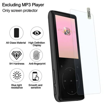 2ks Náhradné Ultra Tenký MP3 Prehrávač Predné Príslušenstvo Plné Pokrytie Hladké Screen Protector Tvrdeného Skla Pre SOULCKER D16