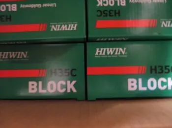 2ks originálne Hiwin lineárne sprievodca HGR30 -L 1900mm + 4pcs HGW30CA HGW30CC príruby blok prepravu