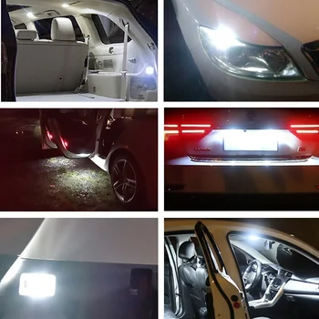2x Canbus W5W LED T10 2825 Auto Odbavenie Bočné Obrysové Svetlá na Mercedes Benz W211 W221 W220 W163 W164 W203 C E SLK Triedy GLK