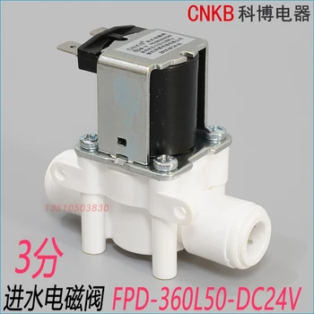 3 body vstup elektromagnetický ventil vody čistička ventil odvodňovacie čistú vodu stroj FPD-360L50-DC24V 6563