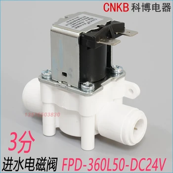 3 body vstup elektromagnetický ventil vody čistička ventil odvodňovacie čistú vodu stroj FPD-360L50-DC24V