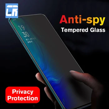 30 Anti-Spy Tvrdeného Skla pre OPPO Reno 2Z K3 A1K F7 F11 R17 Pro Privacy Screen Protector pre Realme 3 X7 Pro Ochranný Film