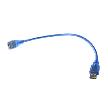 30 cm Modrá USB 2.0 Typ Ženy, Mužov AF-AM Predlžovací Kábel Kábel
