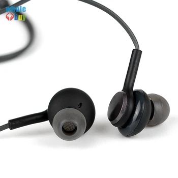 300pcs/veľa In-ear Slúchadiel 3.5 mm Jack Black Slúchadlá s Mikrofónom Drôt Vysoko Kvalitný Headset pre Samsung Galaxy S8 S9