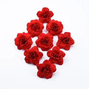 30PCS Domáce dekorácie doplnky, svadobné červené ruže svadobné doplnky odbavenie vianočné dekoratívne vencov, Umelých kvetov