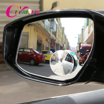 360 Otočná Auto Blind Spot Zrkadlá na Parkovanie Bezpečnosti pre VW Polo Passat Golf 4 5 6 Jetta Mk6 Tiguan Gol CrossFox Eos Scirocco
