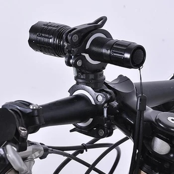 360 Stupeň Rotujúce Koleso Svetla Rám Multi-Funkčné obojsmerné LED Baterka Držiak Bicyklov Príslušenstvo 12980