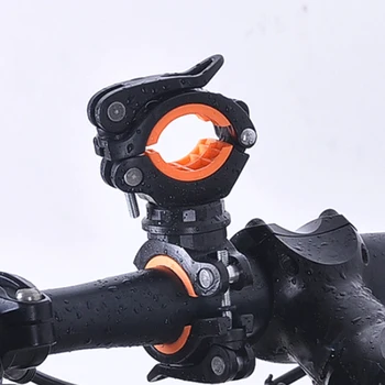 360 Stupeň Rotujúce Koleso Svetla Rám Multi-Funkčné obojsmerné LED Baterka Držiak Bicyklov Príslušenstvo