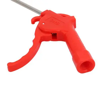 39 cm Dlhé Červené Plastové Rukoväť Vzduchu Vyhodiť Zbraň Toaletný Cleaning Tool for Auto Vozidla
