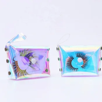 3D Mihalnice Krabice Laserový Bič Taška Riasy obale Skladovanie Prípadoch, make-up, Kozmetické Prípade Noriek Transparentné Rias Taška