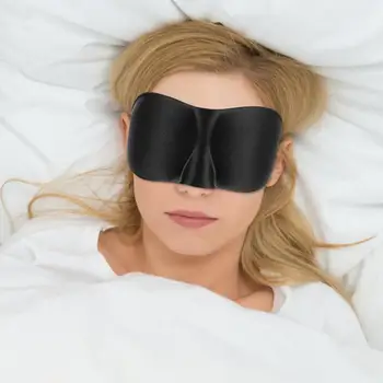 3D Spánku Očná Maska Dobré Tieňovanie Stereo Oko Pokrytie Spanie Maska Prenosné Cestovné Zvyšok Oko Kapela Eyepatch Zaslepil Domov Skladovanie Taška 11630