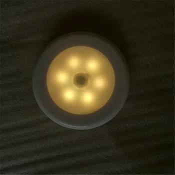 3ks 6 LED Infračervené INFRAČERVENÉ Svetlé Pohybový Senzor Aktivuje LED Nástenné Svietidlá Nočné Svetlo Automatické Zapnutie/Vypnutie Batérie na Chodbe Drop Shipping